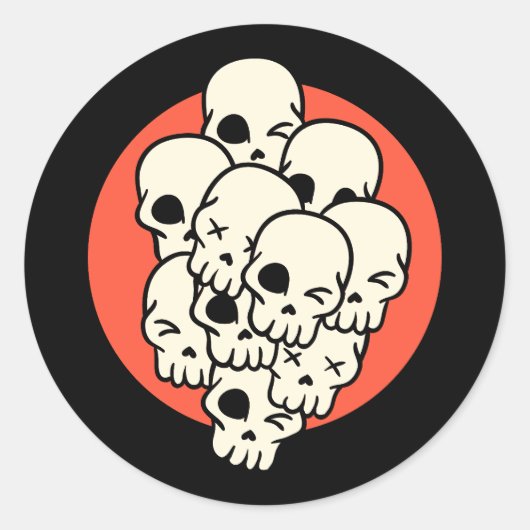 Sticker Rond Halloween (Devant)
