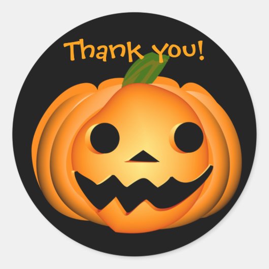 Sticker Rond Halloween (Devant)