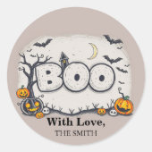 Sticker Rond Halloween (Devant)