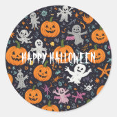 Sticker Rond halloween (Devant)