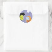 Sticker Rond Halloween (Sac)