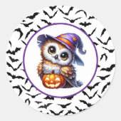 Sticker Rond Halloween (Devant)