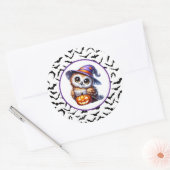 Sticker Rond Halloween (Enveloppe)