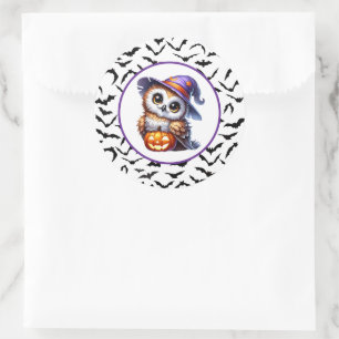 Sticker Rond Halloween
