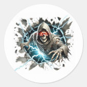 Sticker Rond Halloween (Devant)