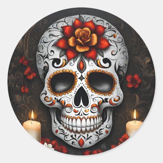 Sticker Rond Halloween (Devant)