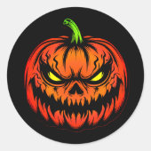 Sticker Rond Halloween (Devant)