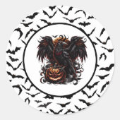 Sticker Rond Halloween (Devant)