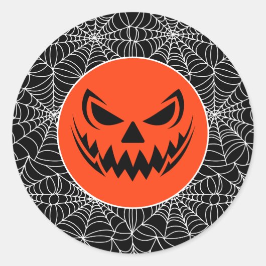 Sticker Rond Halloween (Devant)