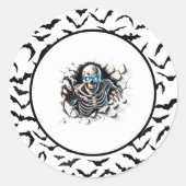 Sticker Rond Halloween (Devant)