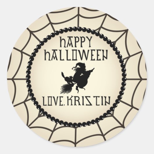 Sticker Rond Halloween (Devant)