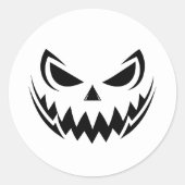 Sticker Rond Halloween (Devant)