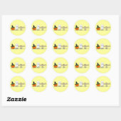 Sticker Rond Halloween (Feuille)