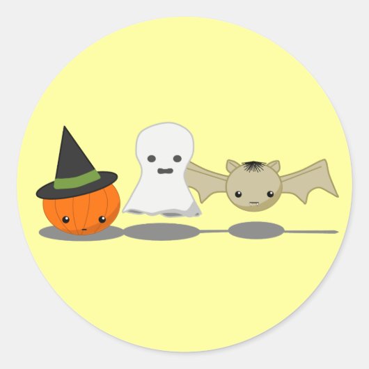Sticker Rond Halloween (Devant)