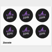 Sticker Rond Halloween (Feuille)