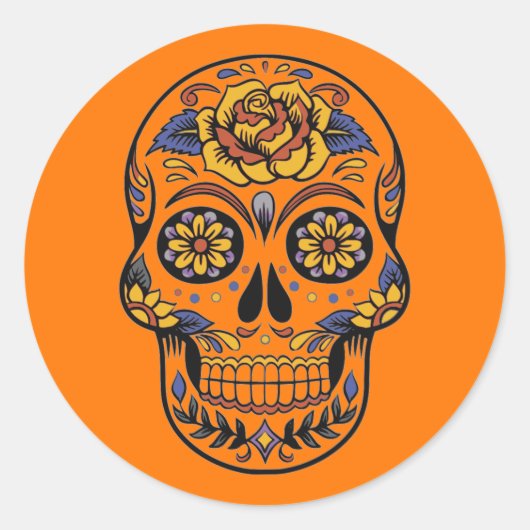 Sticker Rond Halloween (Devant)