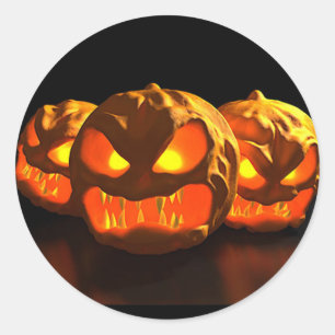 Sticker Rond Halloween