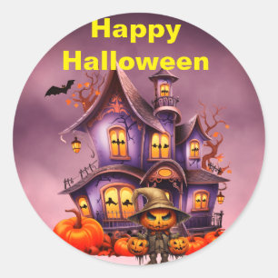 Sticker Rond Halloween