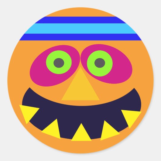 Sticker Rond Halloween (Devant)