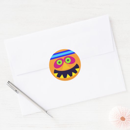 Sticker Rond Halloween (Enveloppe)