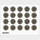 Sticker Rond Halloween (Feuille)