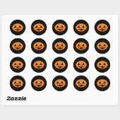 Sticker Rond Halloween (Feuille)