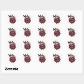 Sticker Rond Halloween (Feuille)