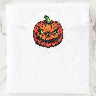 Sticker Rond Halloween