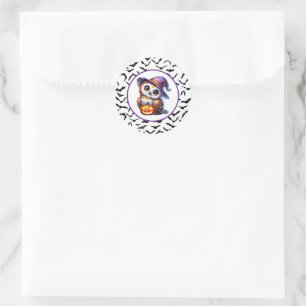 Sticker Rond Halloween