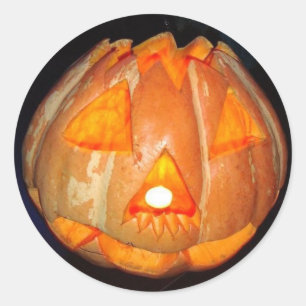 Sticker rond Halloween