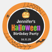 Sticker Rond Halloween (Devant)