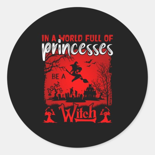 Sticker Rond Halloween (Devant)