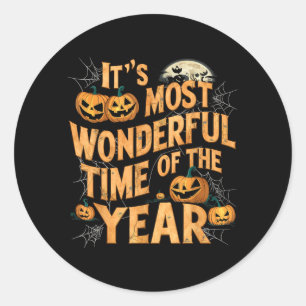 Sticker Rond Halloween