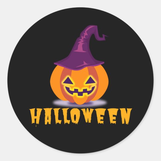 Sticker Rond Halloween (Devant)