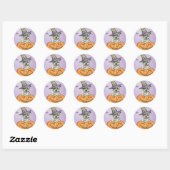 Sticker Rond Halloween ACD (Feuille)