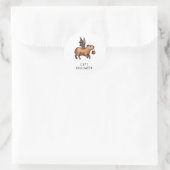 Sticker Rond Halloween Capybara (Sac)