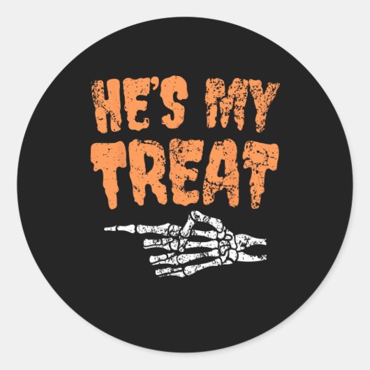 Sticker Rond Halloween Co Halloween Co (Devant)
