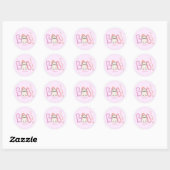 Sticker Rond Halloween coloré Cute Boo Ghost (Feuille)