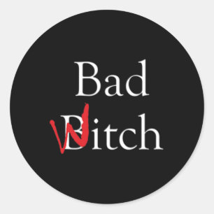 Sticker Rond Halloween Costume Design Sorcière