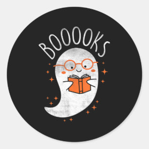 Sticker Rond Halloween Cute Teacher Top