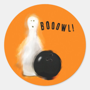 Sticker Rond Halloween drôle