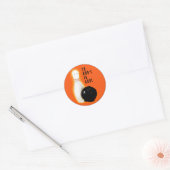 Sticker Rond Halloween drôle (Enveloppe)