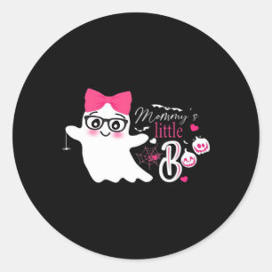 Sticker Rond Halloween du petit garçon de maman
