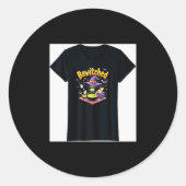 Sticker Rond Halloween Family Home Bewitched Breakfast Maker (Devant)