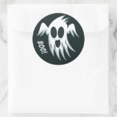 Sticker Rond Halloween Ghost couturiers (Sac)