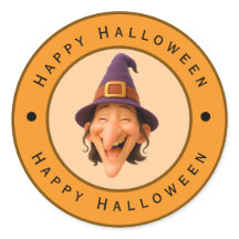 Halloween heureux - Happy Old Witch Design