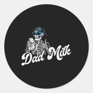 Sticker Rond Halloween Juste Un Père Qui Est Toujours Venu Ck S