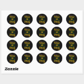 Sticker Rond Halloween Math Enseignant Trier Ou Traiter Ecole É (Feuille)