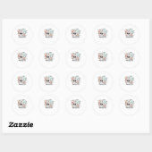 Sticker Rond Halloween #NurseLife - NurseLife (Feuille)