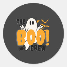 Halloween orange de l'équipage Boo